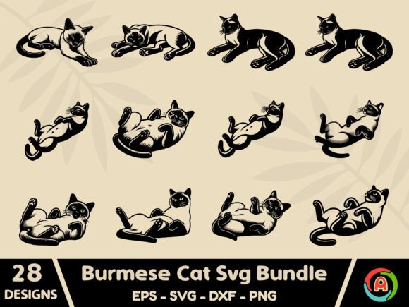 Burmese Cat Svg Bundle Review for Real Embroidery