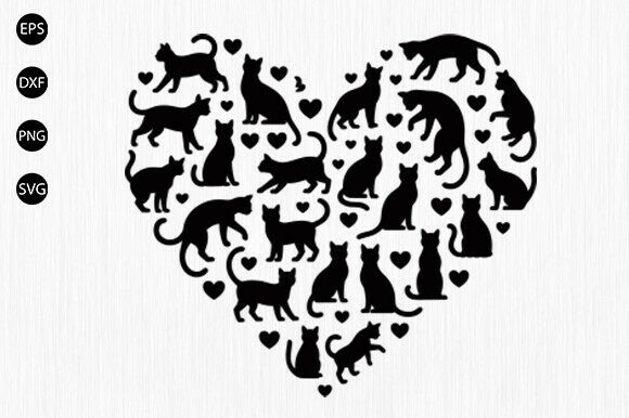 Cat Floral Heart SVG: A Designer's Review