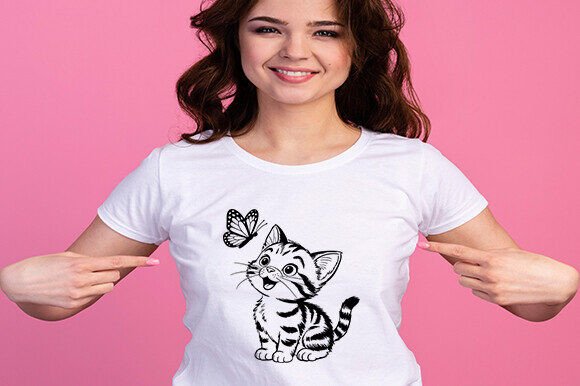 Cute Cat SVG Curious Kitten ClipartCat S Review