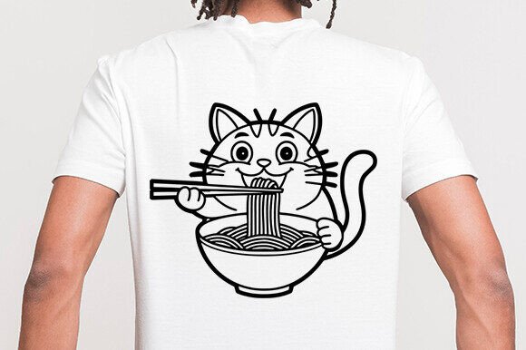 Cute Cat Svg, Japanese Noodle Svg Fil Review