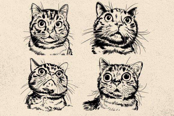Funny Judgemental Cat Clipart , Cat SVG Review