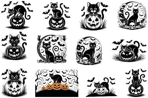 Halloween Black Cat Svg Bundle Review