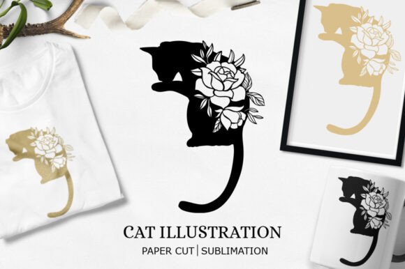 Paper Cut Cat SVG Cat Paper Cut Templa Review