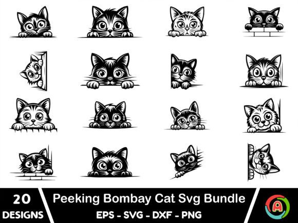 Peeking Bombay Cat Svg Bundle Review